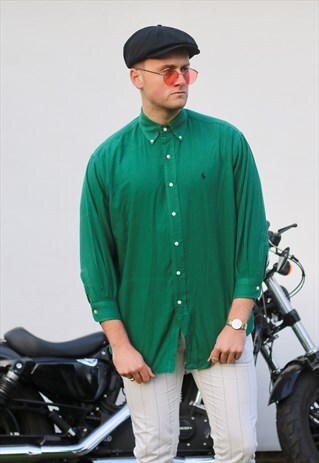 RALPH LAUREN BLAIRE USA PINSTRIPE VINTAGE SHIRT