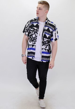 VINTAGE PATTERN FESTIVAL SHIRT