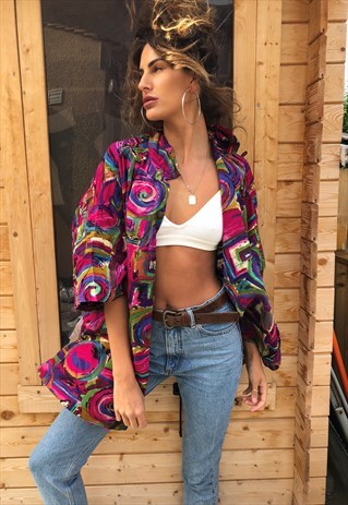 OVERSIZED RETRO 90S 80S VINTAGE UNISEX FESTIVAL SHIRT