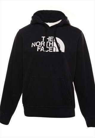 Vintage The North Face Printed Monochrome Hoodie - S