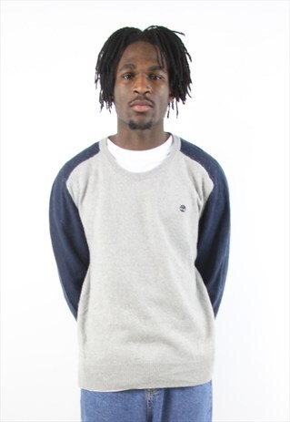 VINTAGE TIMBERLAND SOFT GREY JUMPER
