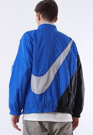 VINTAGE NIKE TRACKSUIT 90S BLUE BIG LOGO