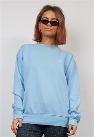 VINTAGE 90'S FILA LIGHT BLUE SWEATSHIRT