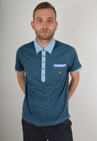 LYLE AND SCOTT POLO T-SHIRT VINTAGE COLLECTION (1055)