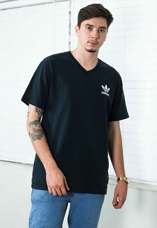 VINTAGE ADIDAS T-SHIRT LOGO 90S XL 8.3