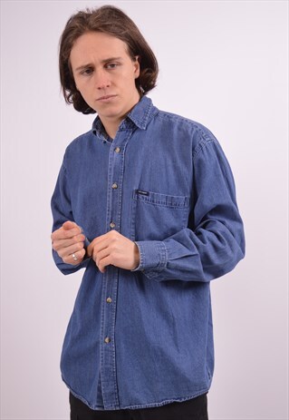 VINTAGE DENIM SHIRT BLUE