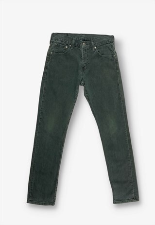 Vintage Levi's 511 Slim Fit Jeans Black W29 L30 BV20408
