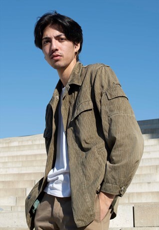 VINTAGE UNISEX WORKWEAR MILITARY JACKET