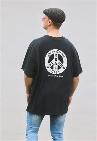 ALAMO SPRINGS CAFE USA VINTAGE HIPPIE T SHIRT