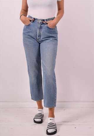 CALVIN KLEIN WOMENS VINTAGE JEANS W30 L27 BLUE 90S