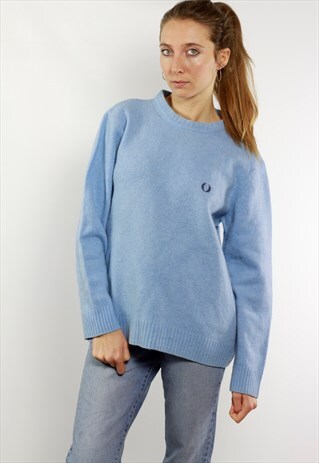 FRED PERRY WOOL JUMPER / FRED PERRY SWEATER / FRED PERRY