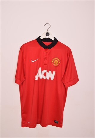 MANCHESTER UNITED NIKE 2013-2014 NIKE HOME FOOTBALL SHIRT SI
