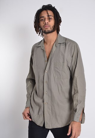 VINTAGE CALVIN KLEIN LONG SLEEVE SHIRT GREEN