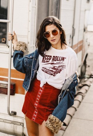 KEEP ROLLIN' WITH IT GRAPHIC T-SHIRT