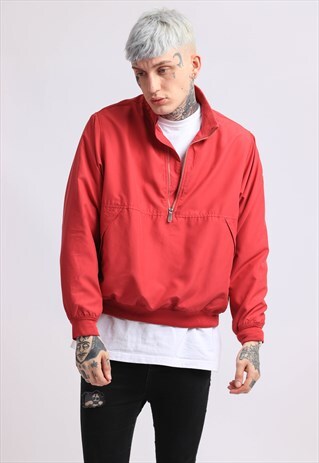 VINTAGE ADIDAS 1/2 ZIP SHELL JACKET