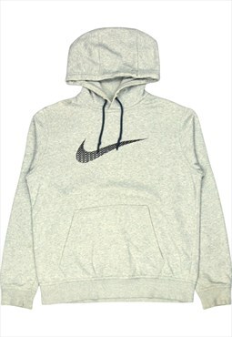 Nike 90's Swoosh Pullover Hoodie Medium Grey