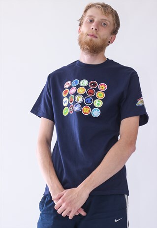 VINTAGE MENS SONIC GAMES OLYMPIC GAMES LOGO T-SHIRT