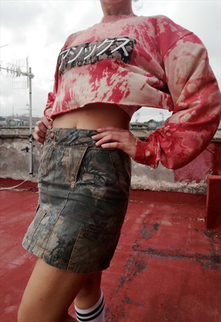 VINTAGE GUESS CAMOUFLAGE SKIRT