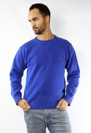 BLUE JUMPER TOMMY HILFIGER / TOMMY HILFIGER 90S