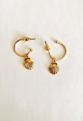 SHELL DROP EARRING