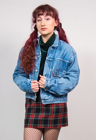 LEVI'S VINTAGE 90'S BLUE DENIM OVERSIZED JACKET