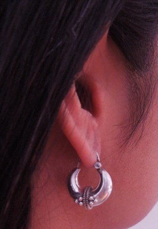 STERLING SILVER HOOP EARRINGS