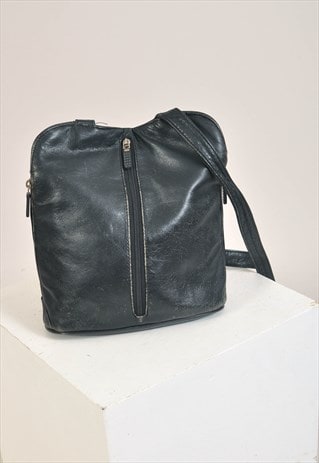Vintage 90s real leather bag rucksack 