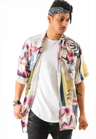 VINTAGE PATTERN SHIRT PSAW316D