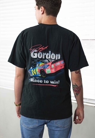 VINTAGE NASCAR T-SHIRT RACING LOGO 90S XL 9