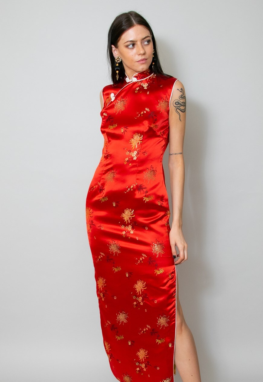 Cheongsam hot sale dress asos