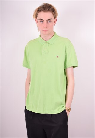 RALPH LAUREN MENS VINTAGE POLO SHIRT LARGE GREEN 90'S
