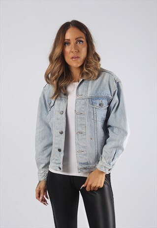 VINTAGE DENIM JACKET NEW GENERATION UK 6 - 8 (CR2X)