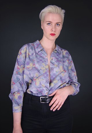 VINTAGE 80S ABSTRACT SHIRT