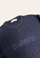 BURBERRY VINTAGE WOOL BLEND JUMPER M