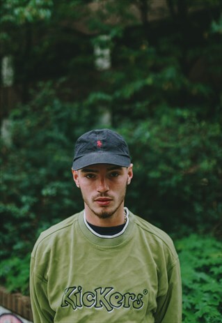 BLACK RALPH LAUREN BASEBALL CAP
