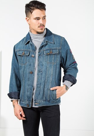 VINTAGE 80S LEE BLANKET DENIM JACKET / S0083