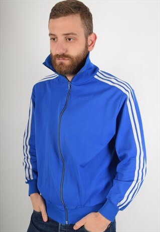 VINTAGE ADIDAS JACKET 80'S MADE IN W-GERMANY (2110)