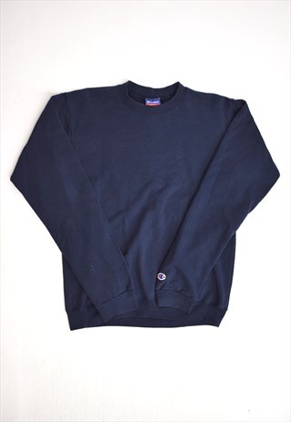 VINTAGE 90S CHAMPION NAVY SWEATSHIRT