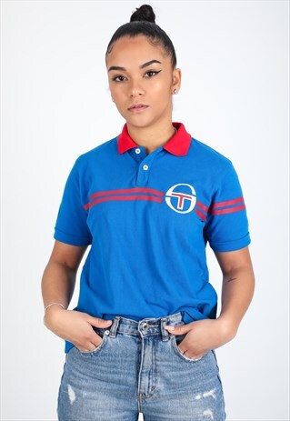 VINTAGE SERGIO TACCHINI POLO T-SHIRT T206