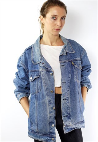 OVERSIZE JEAN JACKET / JEAN JACKET OVERSIZE / DENIM JACKET