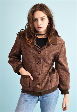 70'S RETRO MOD KNIT CARDIGAN