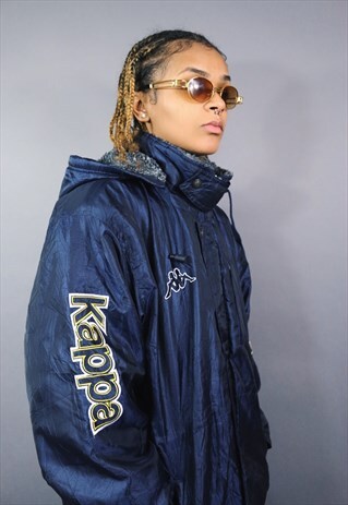 VINTAGE KAPPA SPORT LONG HOODED COAT