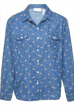 Vintage Liz Claiborne Denim Shirt - M