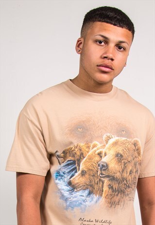 VINTAGE T-SHIRT BEAR PRINT