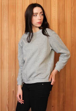 VINTAGE 1990S GREY SWEATER