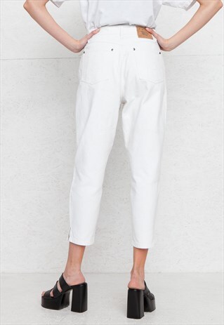 VINTAGE WHITE HIS DENIM JEANS