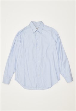 Vintage 00's Y2K Armani Collezioni Shirt Blue