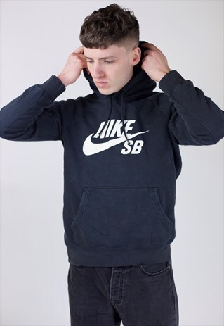 VINTAGE 90S NIKE SB BLACK HOODIE