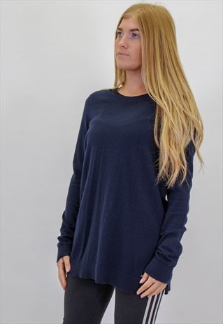 VINTAGE TOMMY HILFIGER SWEATSHIRT IN BLUE SMALL