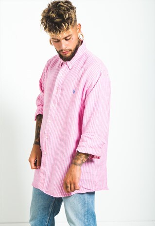 VINTAGE 80S CLASSIC POLO RALPH LAUREN SHIRT / S4757